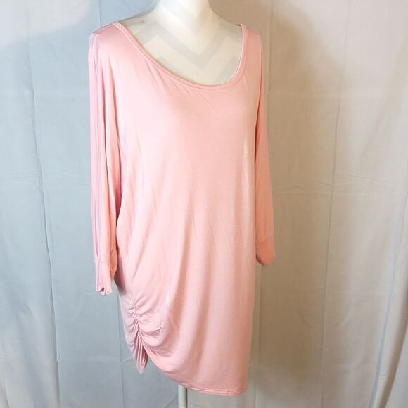 Johnny Plus Size Pink Tunic Top XXL - Picture 1 of 7